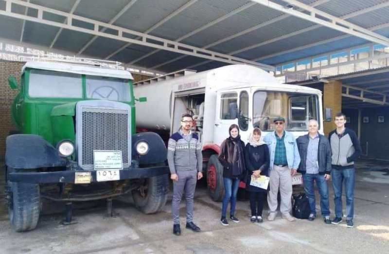 Foreign Tourists Visit Abadan Gasoline Museum