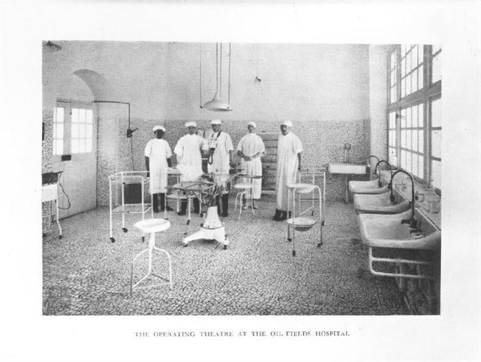 عکس قدیمی از بیمارستان نفت